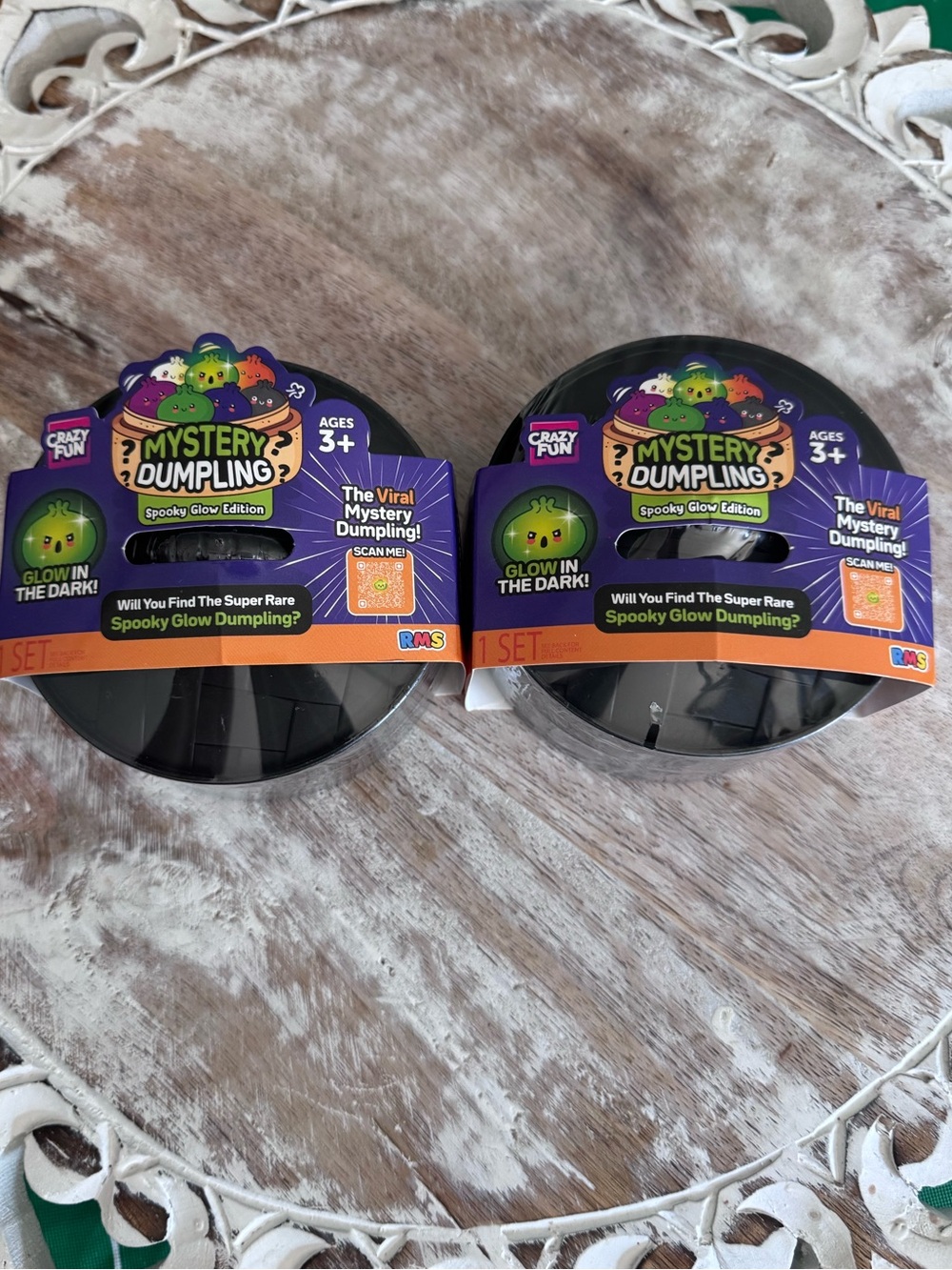 RMS Mystery Dumpling Spooky Glow Edition Glow in Dark Squishy Sealed Viral